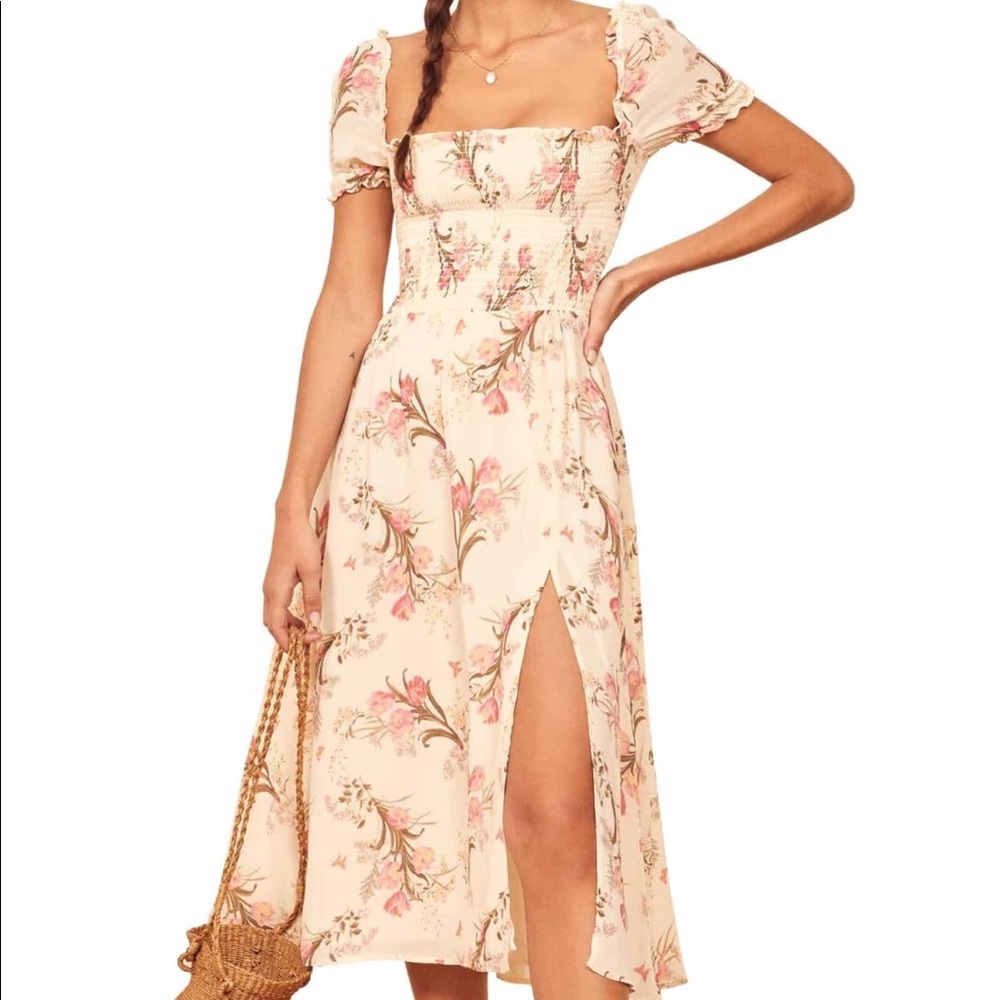 ❤️SOLD❤️ Reformation Inka Leila Dress Floral New - Picture 3 of 9